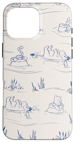 iPhone 16 Pro Max Disney Winnie the Pooh and Friends Hunny Pots Down the River Case