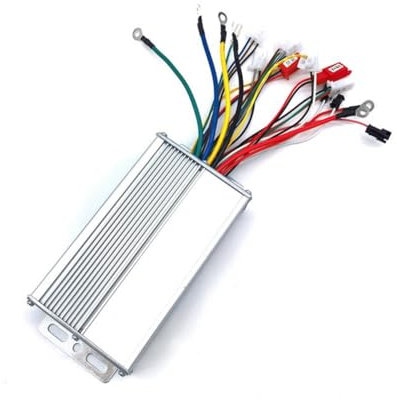 Hermosiey 48V 60V 500W Hub Motor Controller 12Mos MAX 30A für Elektrofahrrad E-Scooter Motorrad Bldc Motor Controller