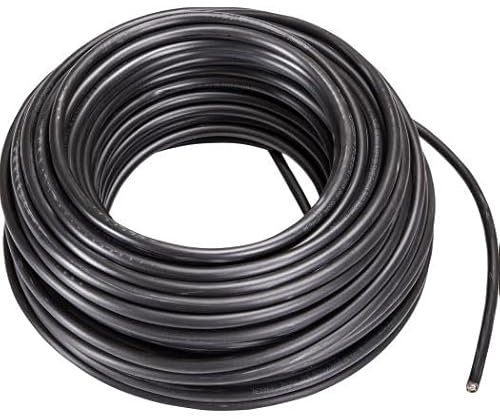 Mehrfarbige Elektrische Leitungen, H07BQ-F 3x1,5 mm, Gelb-Grün-Blau-Orange-Leuchtorange-Pink (Schwarz, 25m)