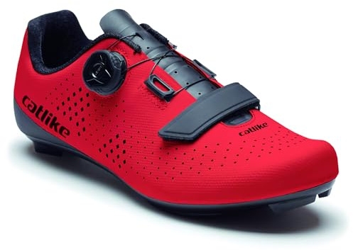 Catlike Unisex-Adult KOMPACTO R Rennradschuhe, Rot, 36 EU