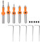 Woodworking Self Tapping Drill Bit Set Metal Counter Sink Drill 5 Pieces With Case Carpentry Tool
