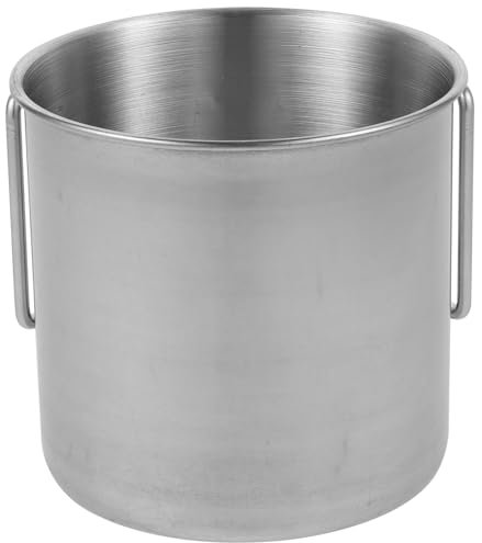 VINTORKY Tragbarer zusammenklappbarer Campingbecher aus Metall Trinkbecher für Outdoor-Aktivitäten Picknick Reisen