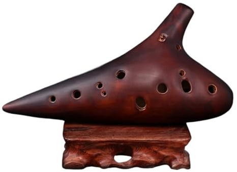 Ocarina Instrument 12 Loch Keramik Xun SC/SG/SF/AC/BC/AF/Alto G Tune Performance Ocarina Set Mit Aluminium Koffer Professionelles Ocarina-Instrument(Alto G)