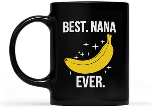 Tassendruck 330Ml, Beste Nana-Bananen-Oma Personalisiert Kaffeetasse Beidseitig Bedruckt Tasse Für Arbeit Männer Büro