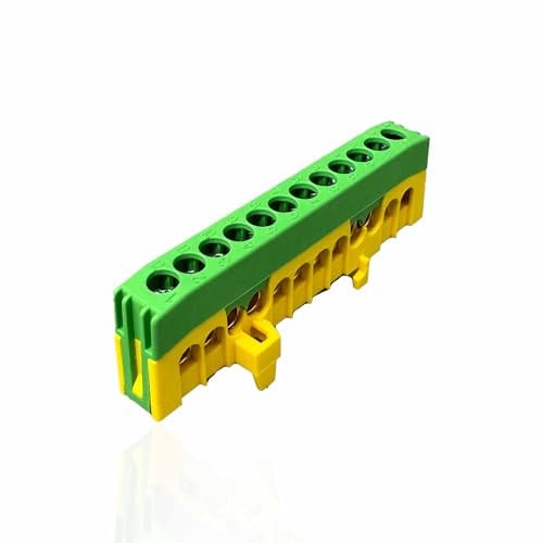 SD ProfiLine Verteilerklemme N12-F2 blau /PE12-F2 grün/gelb /A12-F2 grau, 12-polig, 1 Stück (grün/gelb)