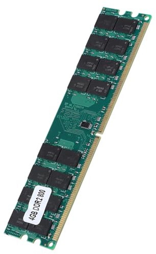 LUCKDANO Modulo di Memoria Ddr2 da 16 GB Ddr2 Dimm da 4 GB - RAM con Trasmissione Dati Veloce da 800 MHz per - Design Affidabile a 240 Pin - Plug and Play
