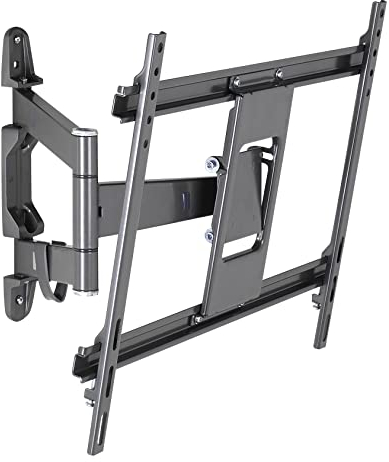 Vivanco 37988 Wandhalterung neigbar schwenkbar für TV/Monitor/LED bis 55 Zoll, bis 50 kg, Wandabstand bis 450 mm, VESA bis 400 x 400 mm variabel