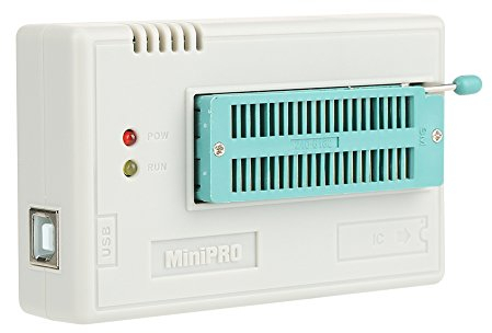 USB-Programmierer, TL866II Plus Programmierer mit USB Kabel und 10 Adapter für TL866II Plus EEPROM Flash 8051 AVR MCU GAL PIC