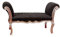 Biscottini Barocke Sitzbank 130x50x72 cm | Polsterbank Louis XVI barok