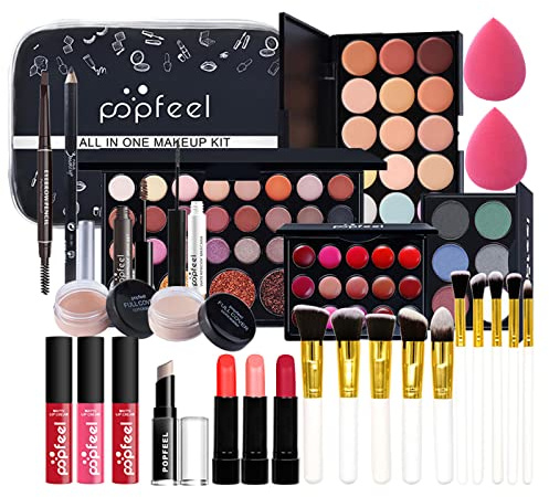 29St Schminkkasten Make-Up Set, Professionelles Kosmetische Schmink Set mit Lidschatten Lippengloss Rouge Concealer Usw, Multifunktions Kosmetik Produkte für Teenager-Mädchen Frauen#6