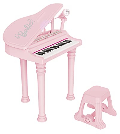 ODS 45005 Barbie, Schweifklavier mit Hocker und viel Zubehör, Rosa