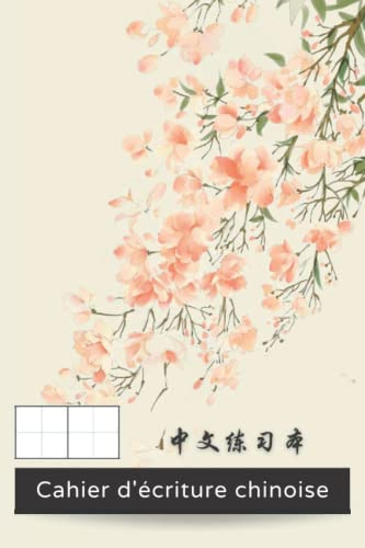 Cahier d'écriture chinoise: Grilles Tian Zi Ge 田字格 (120 pages) | Calligraphie chinoise | Caractères simplifiés & traditionnels