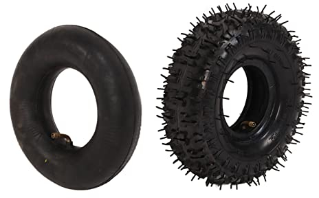 Reifen und Schlauch, 4.10/3.50‑4 Reifenschlauch-Set 30 PSI 4 PLY für 4-Zoll-Felge 47 Cc 49 Cc 2-Takt Mini Pocket ATV QUAD Bike