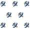 Hard Drive Mounting Screw DGZZI 8PCS Replacement Screws for Isolation Grommet Mute Mounting 3.5inch HDD, Blue HDD Isolation Grommet Mute Mounting Screws