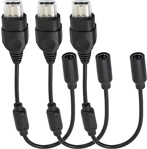 whiteeeen 3pcs Breakaway Cable for Original Xbox Wired Controller