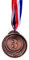 AMZLORD 1-TLG Medaillen mit Band aus Metall, Bronze Gewinner Medaillen Siegermedaillen im Olympischen Stil for Kinder, Kinderveranstaltungen, Klassenzimmer, Bürospiele und Sport - 3. Platz