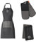 MasterChef Cotton Textiles Kitchen Gift Set, Includes Chef Apron, Double Oven Glove & Pack of 2 Tea Towels, All Items Feature Official Show Logo, Fully Machine Washable, Unisex, Elite Collection