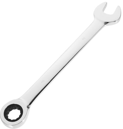 Homoyoyo 16mm Dual Head Spanner Wrench Ratchet Combination Tool Chrome Vanadium Offset Design for Professional Mechanics and Maintenance