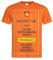 T-SHIRT48 Maglietta Personalizzata Uomo 100% Cotone - Tshirt Maglia Personalizzabile con Foto, Nome, Frasi, Logo - Regali e Gadget Personalizzati (Arancione - L)