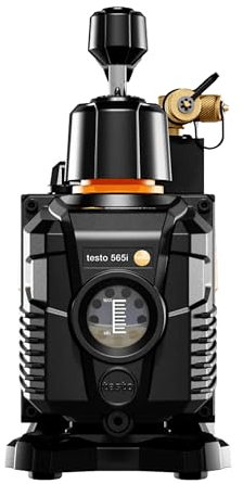 testo 565i Smart Vacuum Pump (7 CFM) - Pompa per vuoto AC intelligente per evacuazioni automatiche Include test di decadimento integrato - Pompa per vuoto A/C 198 l/min - Funzionamento tramite app