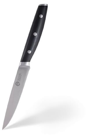 MasterChef Kitchen Utility Knife with High Carbon Stainless Steel Blade and Triple Riveted Handles, Professional Chef Knife for Precision Cooking at Home, Perfectly Balanced, Razor Sharp, 24cm (9.5)