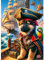 DPHERO DIY Pirat Diamant Painting Bilder für Erwachsene Anfänger,5D Hund Diamond Painting Set,DIY Runde Steine Segelboot Diamant Kunst Kits,Haus Diamant Painting für Zuhause Dekor 30x40 cm