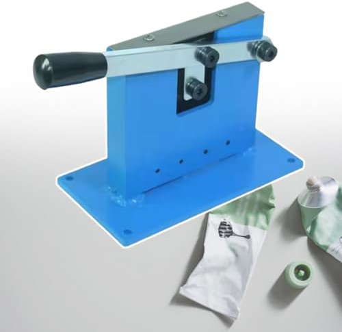 HCAUYNN RohrendversiegelungsgeräT Mit GepräGtem Nummernsatz, Aluminium-Laminat-Tubenversiegeler Mit Nummerndruckfunktion, Zum Verpacken Von Aluminiumtuben