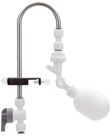 Cachpib Automatischer Wasserfüller, Auto-Top-Off-System Wasserstandsregler mit Schwimmerventil, automatische Wasserfüllvorrichtung für Aquarium, Schildkrötenbecken, Pro