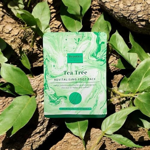 FabFinds Revitalising Foot Pack Moisturising Socks Tea Tree Foot Mask Socks (10 Pack)