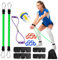 Volleyball-Trainingsgerät, Volleyball-Pass-Hilfe, Widerstandsband, elastisches Seil, Widerstandsbänder, Widerstandsgürtel-Set für Beweglichkeit, Servieren, Armschwung, Pass-Training