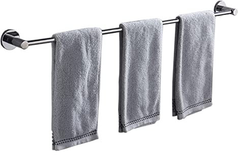 Handtuchhalter, Handtuchhalter, Handtuchhalter, Wandmontage, Einzelhandtuch-Aufbewahrungsregal, Handtuchstange, Edelstahl, Badezimmer-Handtuchhalter, polierte Oberfläche, runde Handtuchstange,