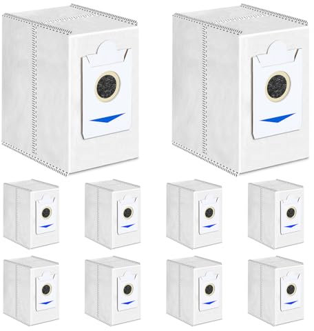 10 Stück T30S Staubbeutel für Ecovacs T30S / T30S PRO / X2 / X5 Omni Staubsauger Absaugstation, Ersatzbeutel Zubehörset Antibakterieller Staubsaugerbeutel Ersatzteile (Nicht für Combo)