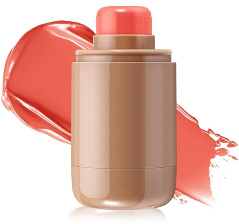 Boobeen Pocket Cream Blush Stick für Wangen Multi Stick für Lippen und Wangen Lippenstift und Wangen Make-up für ältere Frauen