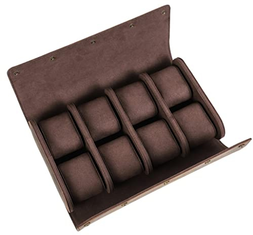 CVNIMV Estuche para Relojes Estuche Enrollable para Relojes de Cuero Estuche Organizador para Relojes Estuche ...