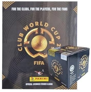 Panini Fussball Club WM World Cup Weltmeisterschaft 2025 Sticker - 1x Stickeralbum + 1x Display je 50x Stickertüten