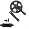 Bielas de 170 mm con plato de 48 dientes, perfecto para bicicletas plegables y velocidad variable (bielas+118BB)