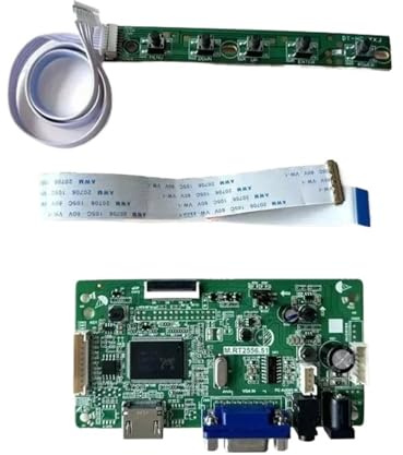 LCD Controller Driver Board Compatible For LP156WHU-TPA1/TPE1/TPF1/TPG1 VGA HDMI-Compatible 15.6 30 Pin EDP 1366x768 Laptop Screen DIY Kit, Laptop Monitor Motherboard(For LP156WHU(TP)(F1))