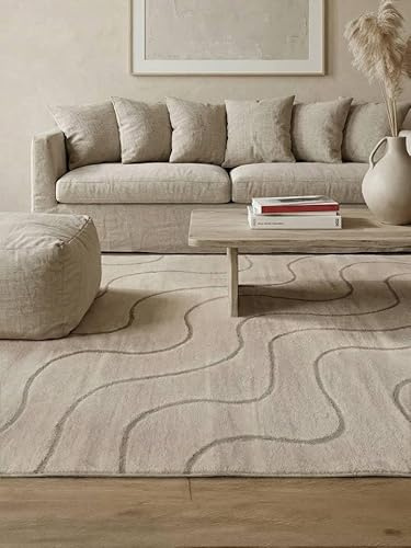 RugVista Whisper Teppich, 240 x 340 cm, Beige