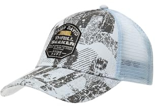 Camp David Herren Trucker Cap mit All Over Print und Patch