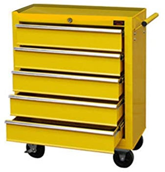 Dirty Pro Tools™ LARGE 5 DRAWER ROLLCAB WITH SIDE TOOL TRAY BALL BEARING SLIDES DRAWERS AND DRAWER DIVIDERS CABINET GARAGE PROFESSIONAL TOOL CHEST BOX
