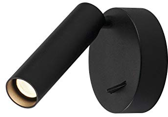 SLV LED Strahler KARPO dreh- und schwenkbar | Design Wand- und Deckenleuchte | LED Spot, Deckenstrahler, Decken-Lampen, Wand-Lampe, Wand-Leuchte |mit Premium-LED | mit Schalter, schwarz, 3000K
