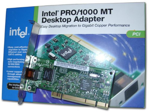 Intel PRO/1000 MT - Scheda di rete per PC, PCI - EN, Fast EN, Gigabit EN - 10Base-T, 100Base-TX, 1000Base-T