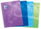 Oxford Lot de 5 cahiers avec couverture en polypropylène 100 pages grands carreaux seyès 24 x 32 cm Coloris Assortis Aléatoires