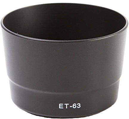 Fotografie-Gegenlichtblende, Y & M (TM) Kamera- (Canon ET-63 Ersatz) Objektivdeckel und Gegenlichtblende für Canon EF-S 55–250 mm f/4–5.6 IS STM-Objektiv