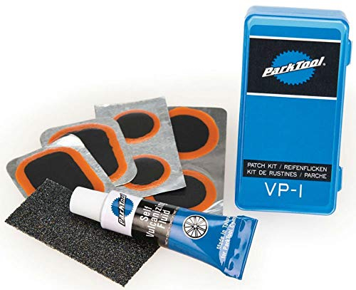 Park VP1 Vulcanising Patch Tyre Repair Kit/Bicycle Cycle Cycling Biking Bike Flat Tire Mountain MTB Road Maintenance Workshop Fix Accessories Patch Essential Fixing Solution Lightweight Survival Tool