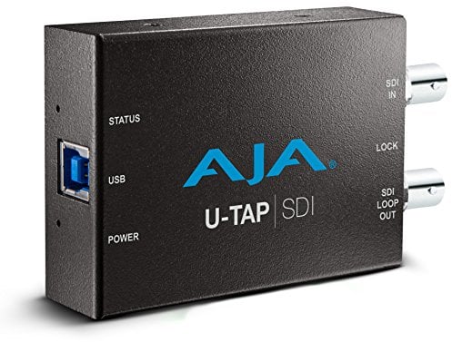 Aja U-TAP SDI USB 3.0 Videoaufnahmekarte (240p, 360p, 480p, 525i, 540p, 576p, 625i, 720p, 1080i, 1080p, 48 kHz, 24 kbit/s, 200 g, 103 mm, 61 mm)