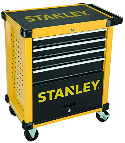 Stanley FMHT0-80442 Werkstattwagen, 4 Schubladen, bestückt, 9 Module
