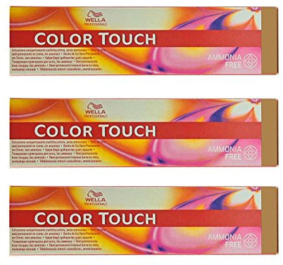 3x Wella Color Touch 5/0 Hellbraun Intensiv Tönung 60ml