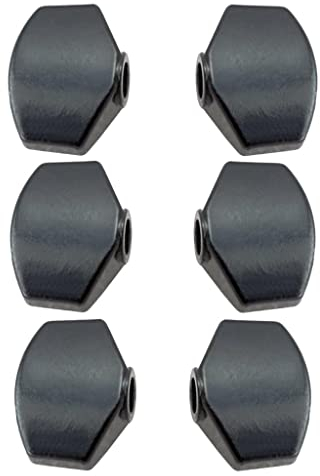 Sharplace 6 STK. Gitarre Mechaniken Knöpfe - schwarz