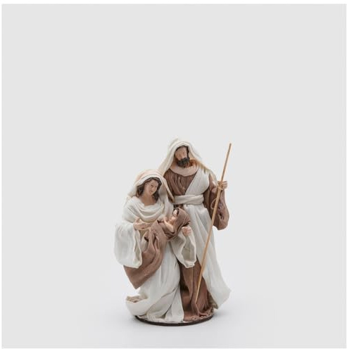 EDG Statuine Natività Lord con Base, H22 cm, in Tessuto, Decorazioni Natalizie presepe